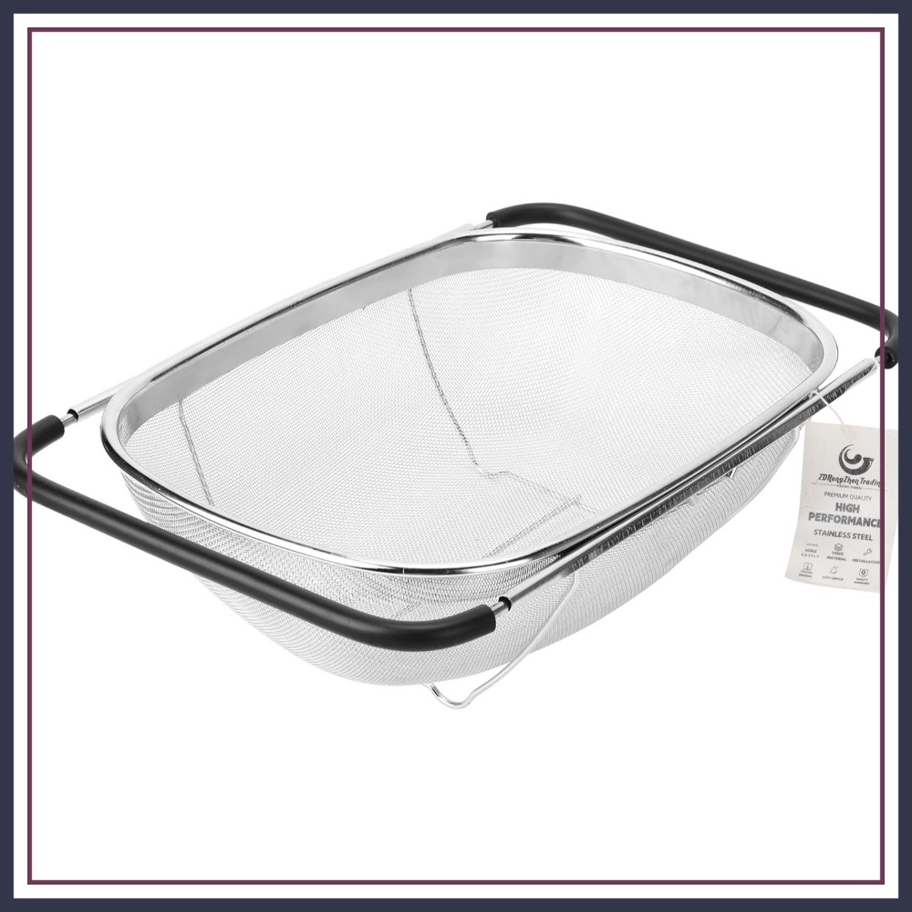 Sink Drain Strainer - Over the Sink Colander Strainer Basket,