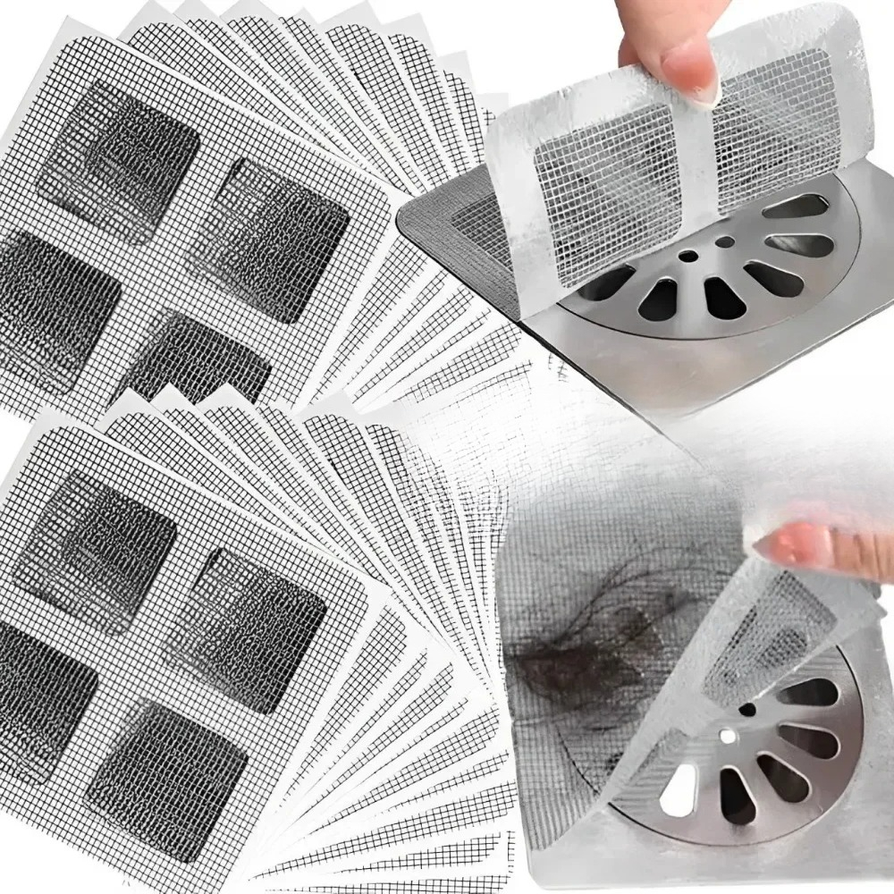 Sink Drain Strainer - Disposable Shower Drain Hair Catcher Mesh