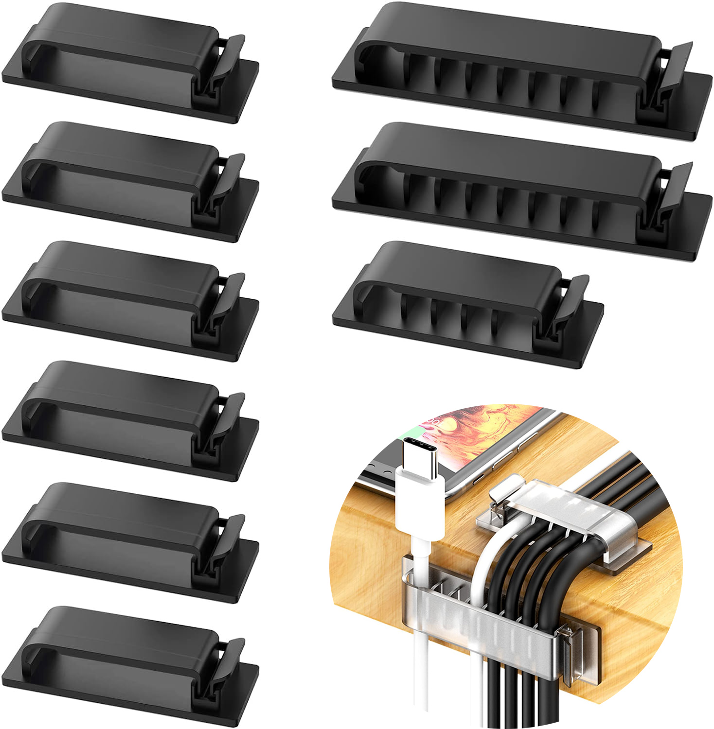 Cable Organizer Self Adhesive  - Wall Anchor Plastic recensie en prijs