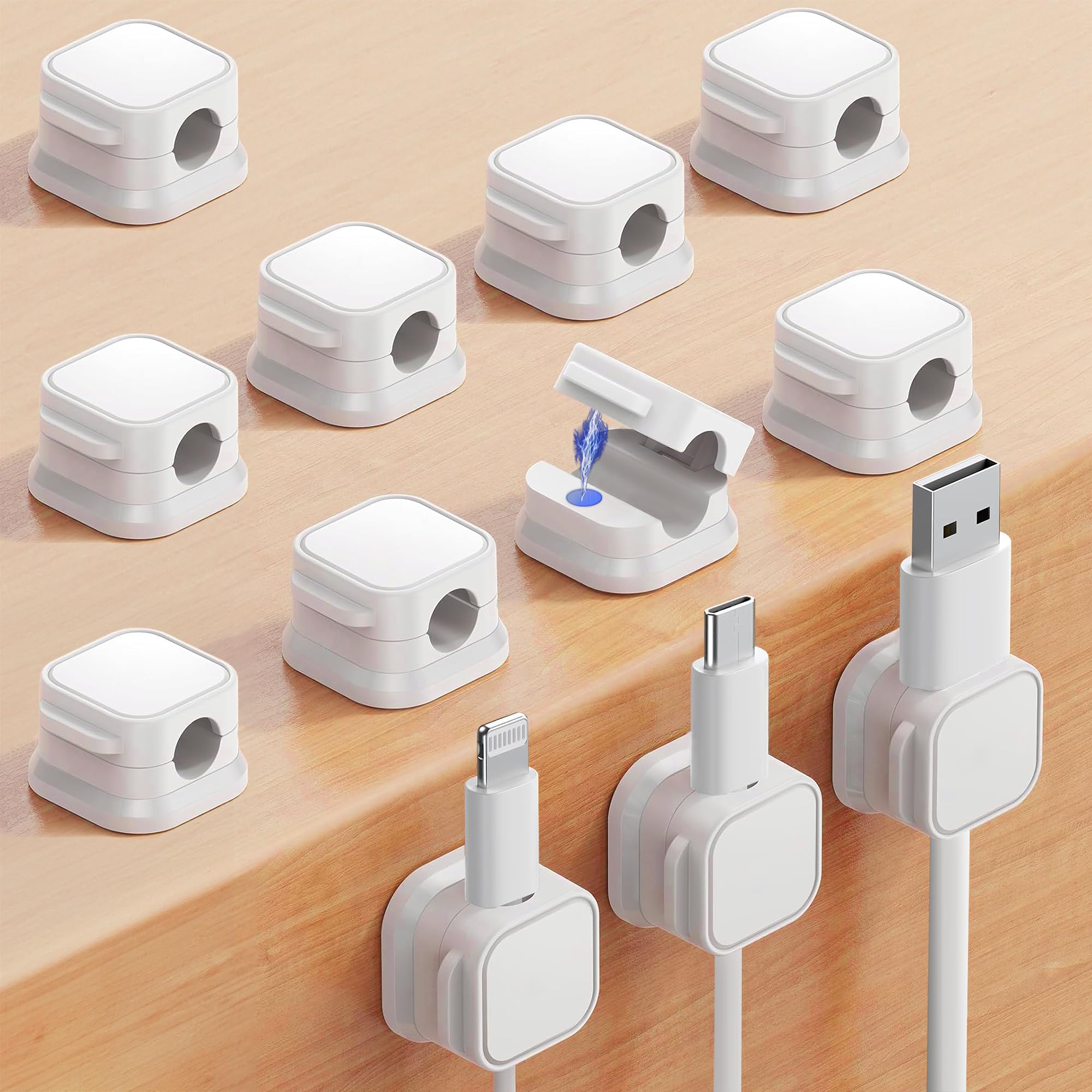 6/12/18 PCS Magnetic Cable Org - Wall Anchor Plastic recensie en prijs