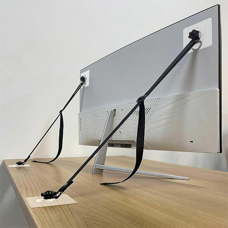 2 Pack Adjustable TV Safety St - Wall Anchor Plastic recensie en prijs