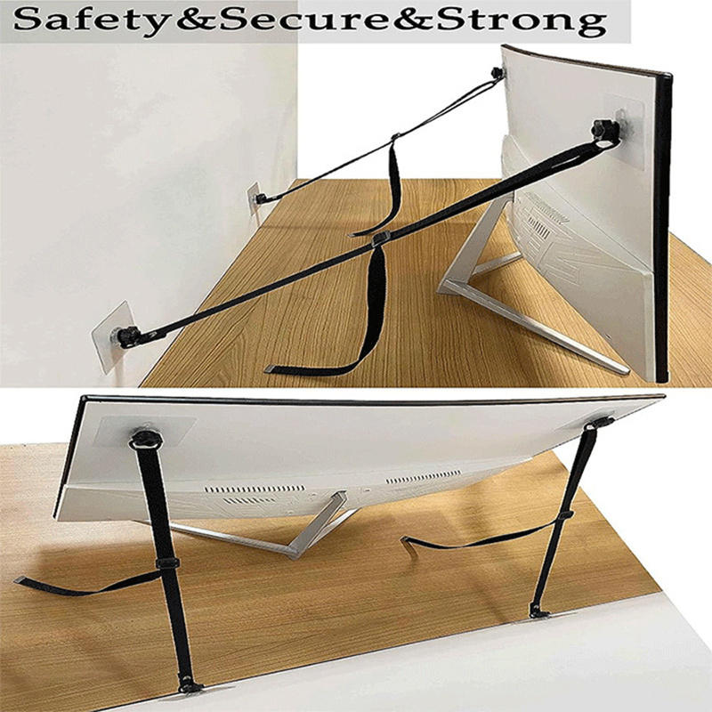2 Pack Adjustable TV Safety St - Wall Anchor Plastic recensie en prijs