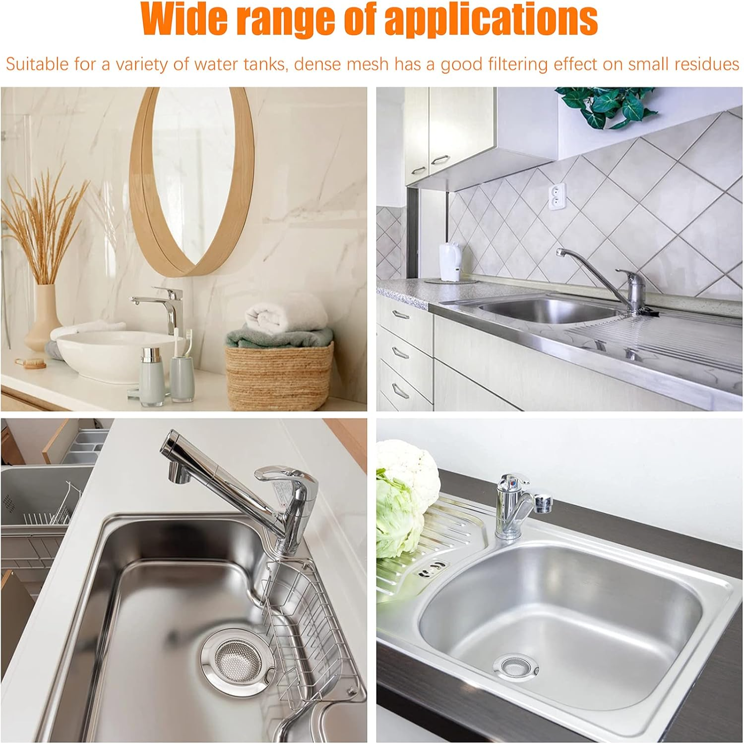 2Pcs Kitchen Sink Drain Strain - Sink Drain Strainer recensie en prijs