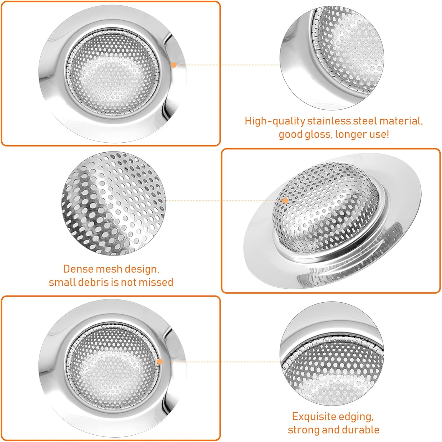 2Pcs Kitchen Sink Drain Strain - Sink Drain Strainer recensie en prijs