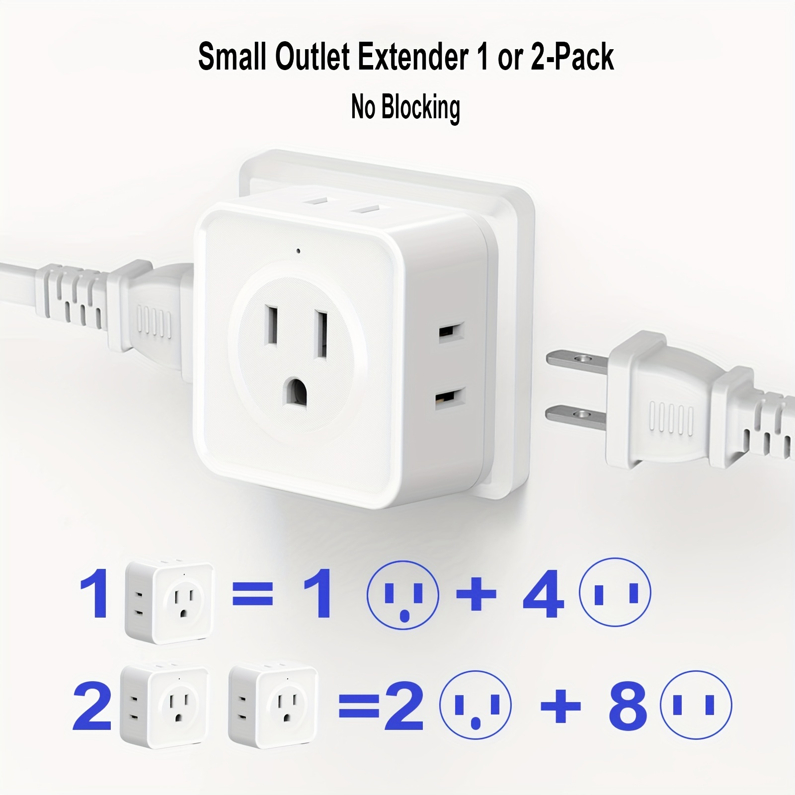 US Plug Wall Outlet Expander M - Wall Anchor Plastic recensie en prijs