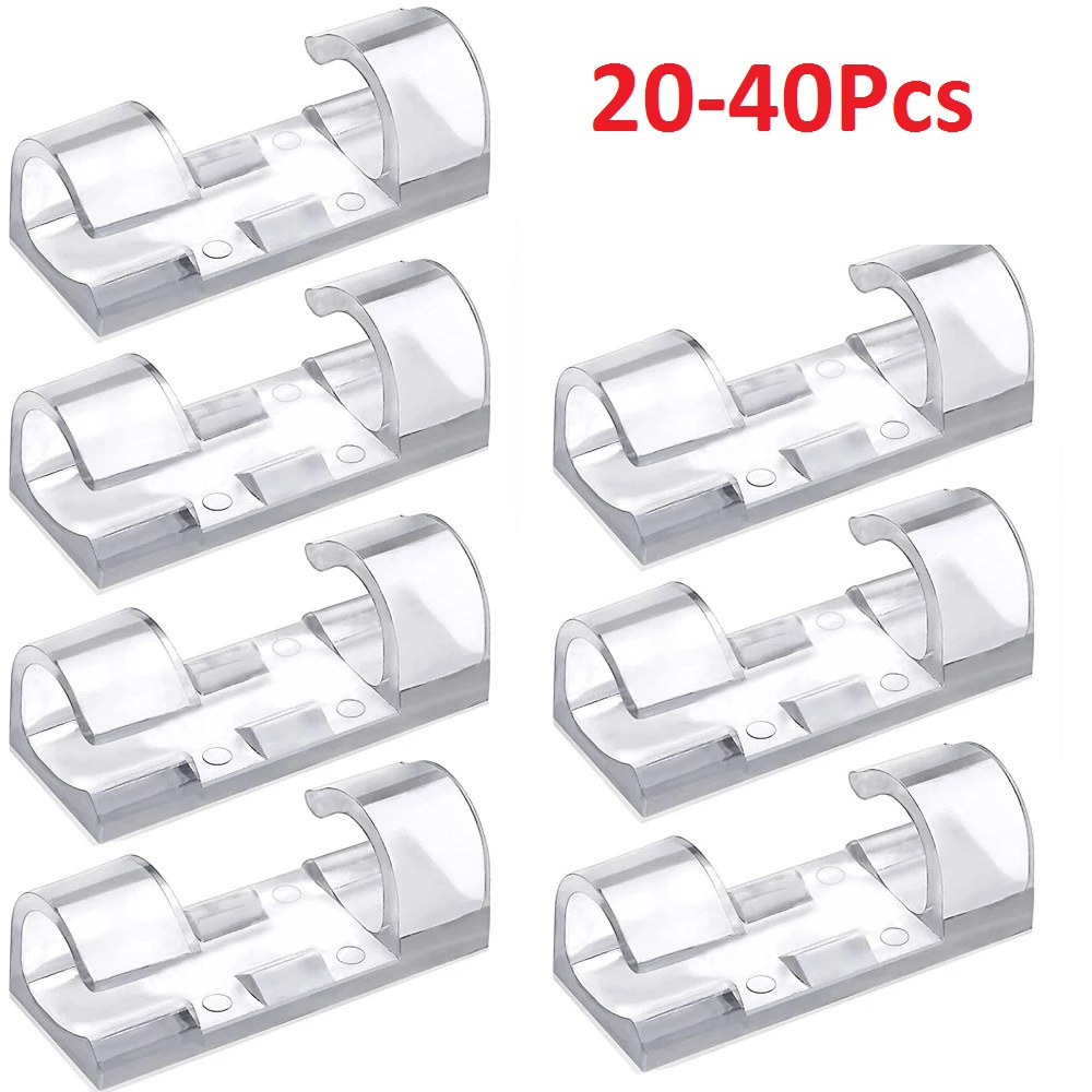 40PCS Cable Organizer Clips Ca - Wall Anchor Plastic recensie en prijs