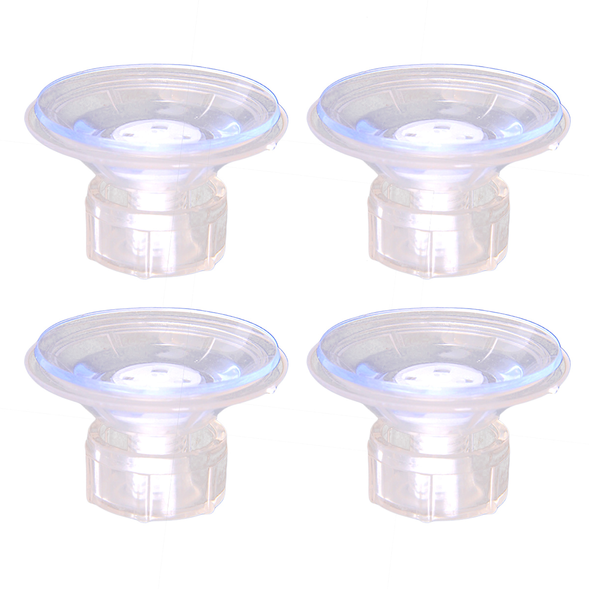 4 Pcs Clear Plastic Suction Cu - Wall Anchor Plastic recensie en prijs