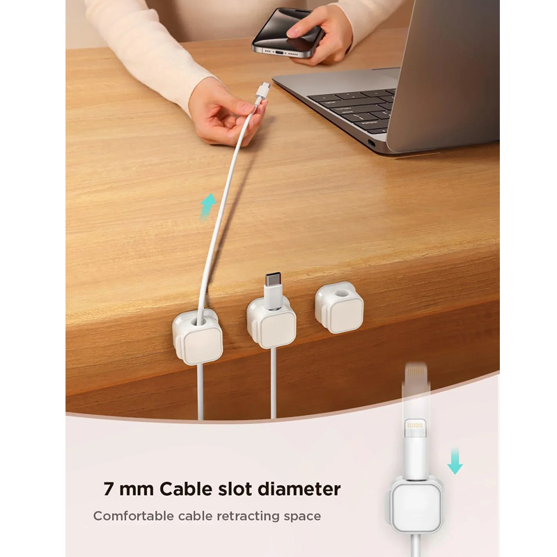 ​Magnetic Cable Clips Adjustab - Wall Anchor Plastic recensie en prijs