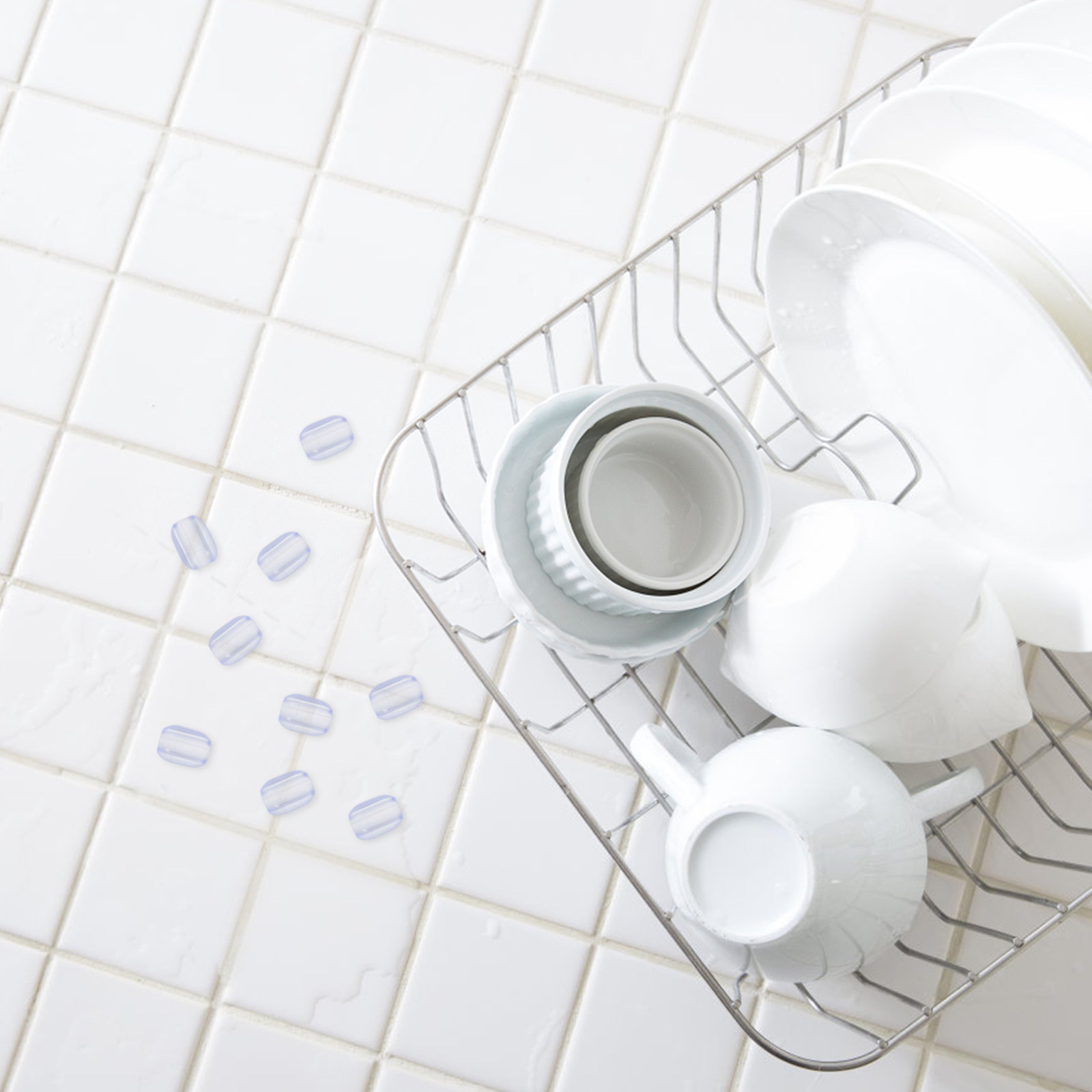 10Pcs Rubber Sink Rack Feet Pr - Sink Drain Strainer recensie en prijs