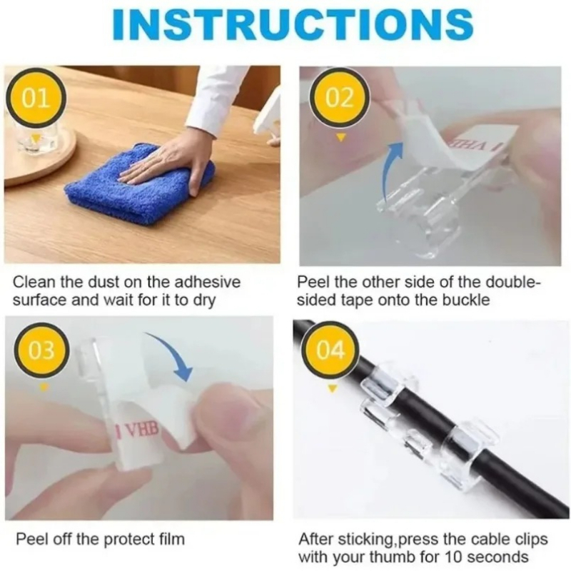 No-punch Cable Manager, Wall S - Wall Anchor Plastic recensie en prijs