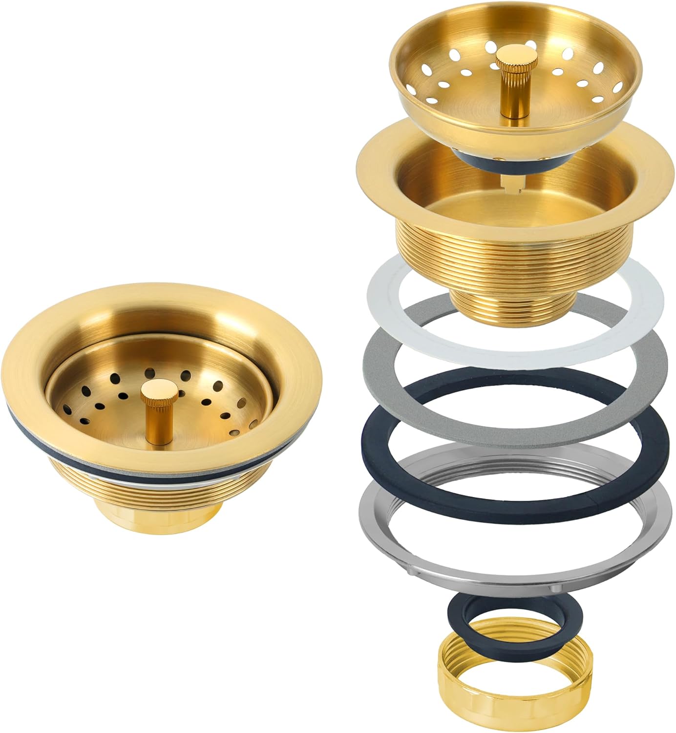 Kitchen Sink Drain Assembly, S - Sink Drain Strainer recensie en prijs